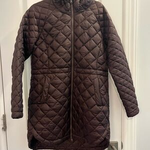 Athleta Chocolate Quilted Jacket